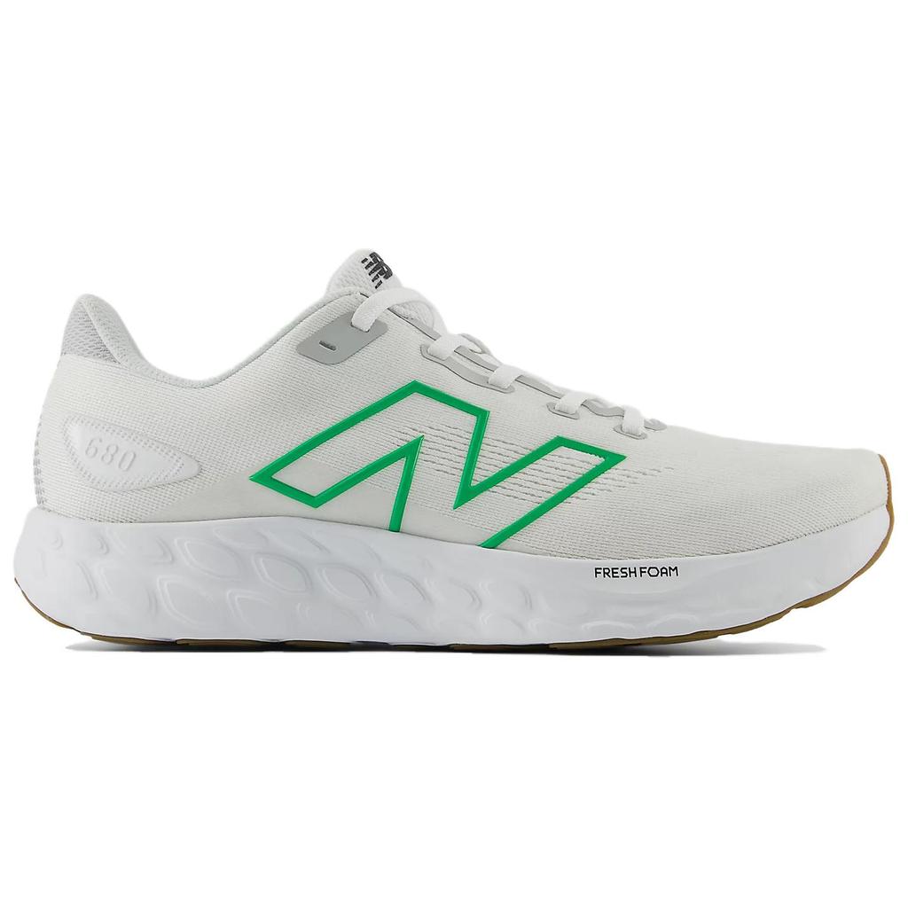 New Balance Мужские кроссовки Fresh Foam 680v8 White Kelly Green Brighton-Grey M680CW8