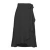 Summer One-piece Lace-up Full Skirt Irregular Hip Wrap Solid Color Skirt Cross-border Women's Dress