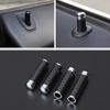 POSSBAY New 4PCS Universal Door Lock Pin Handle Cover Carbon Fiber Car Truck Interior Car Accessories Door Bolt Lock For BMW Benz