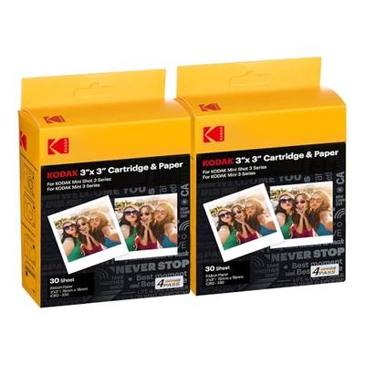 Картридж с пленкой Kodak 4-Pass (7.6см x 7.6см) для Kodak Mini 3 Retro и Mini Shot 3 Retro, 60 листов