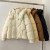 Winter Korean Style Oversized Cotton Bread Coat with Hooded for Women