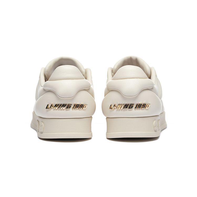 Li-Ning 1990 Износостойкие Нескользящие Низкие Кеды Женские Кроссовки Лебединый Белый ALHS040-1