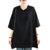 Hooded Short Sleeve Pullover Round Neck with Loose Everyday Fall [POGCZMKK] Women's T-Shirt, Top, Pockets, Fit, Slimming, Flattering, Lightweight,