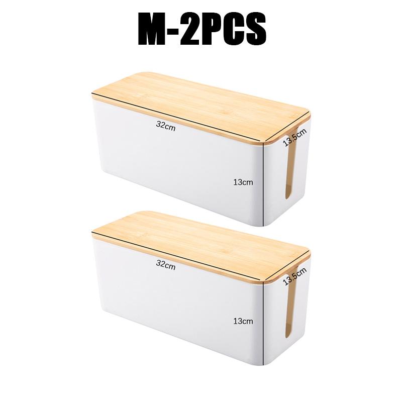 Ящик для хранения кабеля, деревянный чехол для хранения линии электропередачи, пылезащитный органайзер для розеток для зарядного устройства, чехол для проводов, домашний органайзер для намотки кабеля