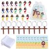 62KD Classroom Faith Activity 20 Set PVC Savior Figurines Crosses Prayer Cards Bags