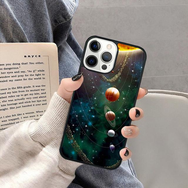 Astronomy Planets Phone Case Cover for iPhone 17 Air 16 16e 15 13 14 11 12 Pro Max Plus coque fundas Shell