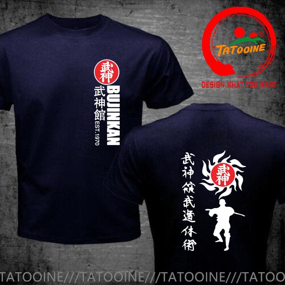 Funny Design Bujinkan Budo Taijutsu Shinobi Ninja Japan Martial Art Shirt Unisex Fashion Trendy Casual Clothing Stylish Tops Tee