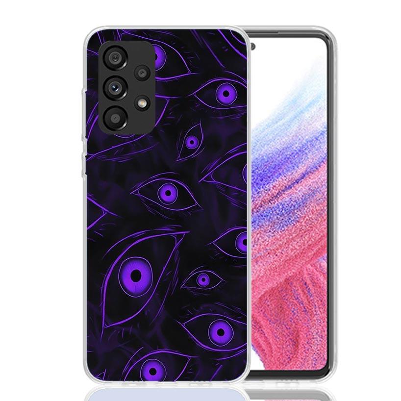 Чехол для телефона «Страшное лицо и глаза» для Samsung Galaxy A17 A16 A14 A15 A13 A57 A56 A54 A55 A53 A37 A36 A34 A35 A33 A26 A24 A25 A23 Galaxy