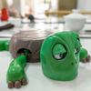 Yousheng Screaming Turtle Coaster with Movable Eyes Limbs Anti-scald Heat-Resistant Cup Holder Kitchen Countertop Coffee Mug Holder Decoration