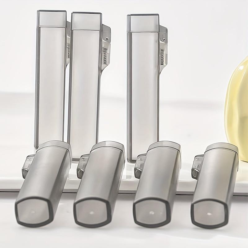 1pc Portable Clear Toothpick Case - Leak-Proof Transparent Holder with Sleek Design for Travel, Home & Restaurant Use, Alcohol-Free Plastic Material