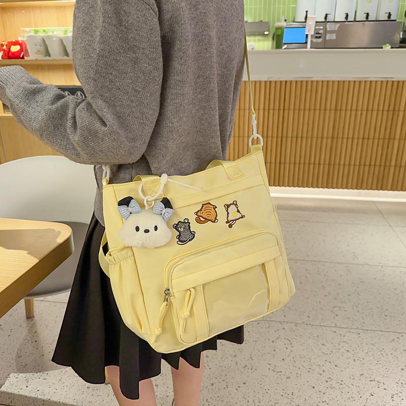 Сумка через плечо Cartoon Commuter женская большая вместительная студенческая сумка-тоут студенческая сумка через плечо