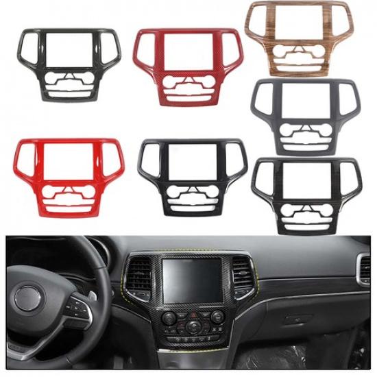 Center Console GPS Radio Navigation Cover Trim For Jeep Grand Cherokee -