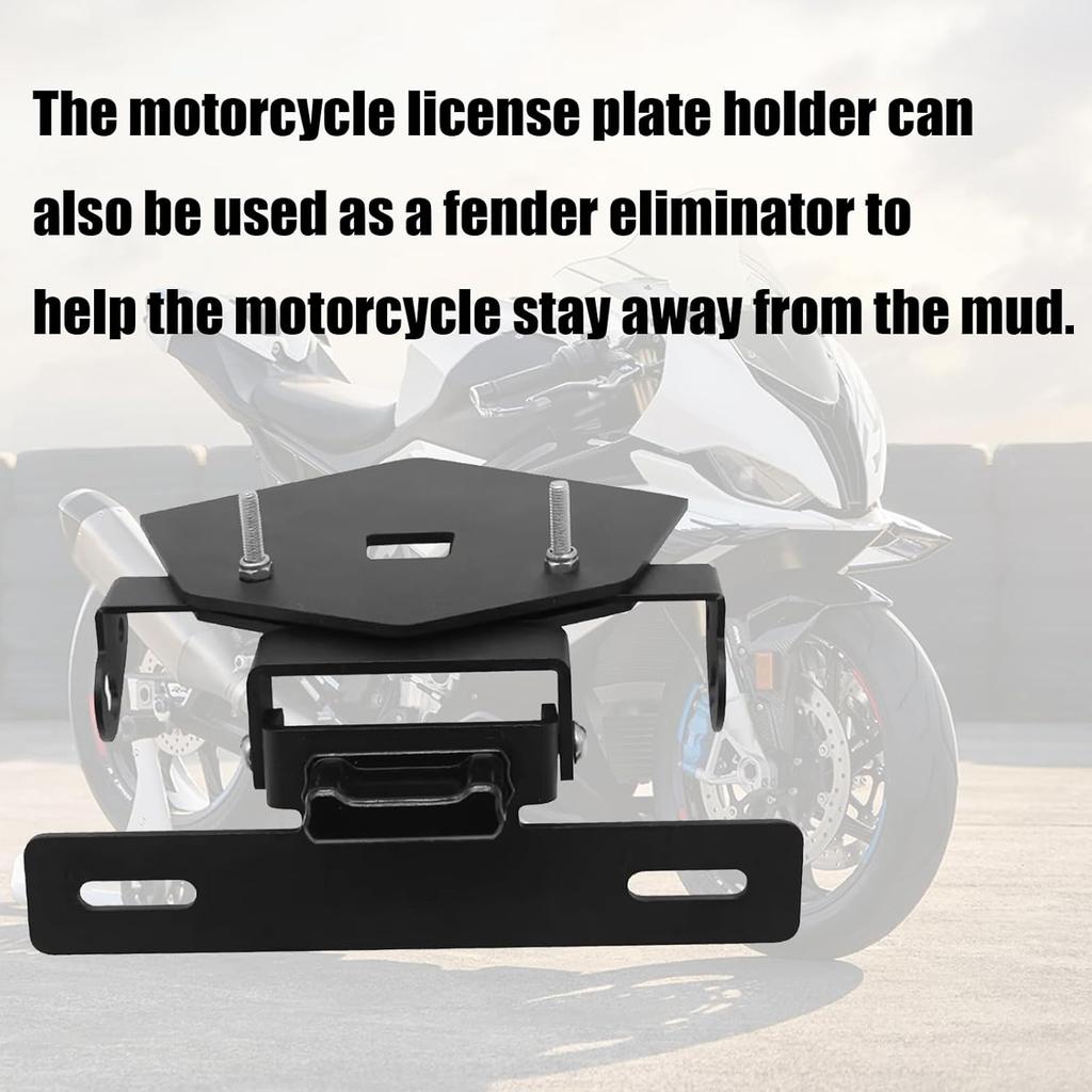 for S1000RR S1000R M1000RR 2025 License Plate Holder Motorcycle Tail Neat Adjustable Short Number s1000rr s1000r m1000rr 2019-2025 Motorcycle