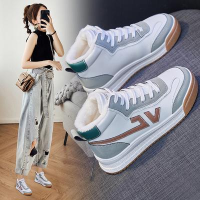 Женские зимние кроссовки с мехом Теплые женские баскетбольные кроссовки Комфортная женская спортивная обувь для скейтборда Ботинки для снегоходов