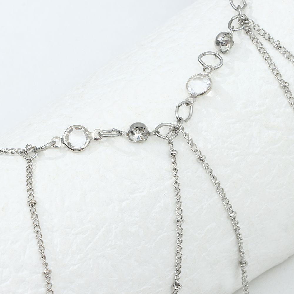 Сексуальные аксессуары, аксессуары для тела в бикини, пляжные украшения, многослойная цепочка для ног, цепочка на бедро