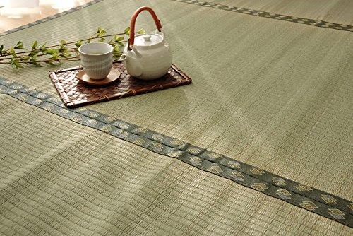 IKEHIKO Igusa Rug, Pine, Fits 6 Tatami Mats (Danchima), Approx. 255 X 340cm, Made In Japan, Double-Weave Carpet with Cypress Finish #1103216