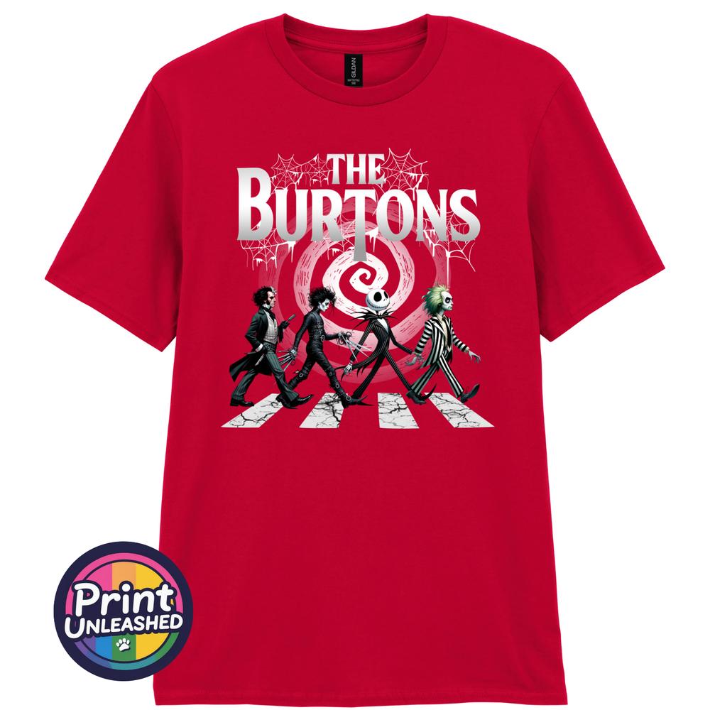 The Burtons Parody TShirt Unisexs Funny Music Movie Tee Beetlejuice Gift for Dad