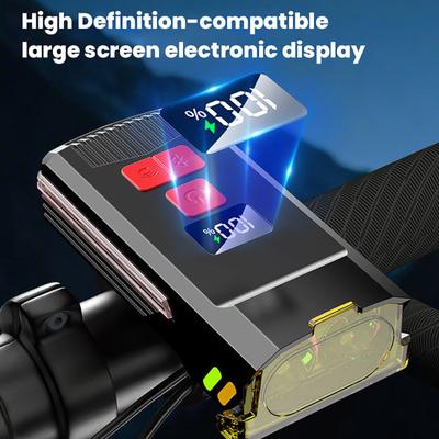 Велосипедная фара задний фонарь водонепроницаемый высокая яркость Type-C перезаряжаемый универсальный МТБ дорожный горный велосипед ночная езда предупреждение о безопасности передняя задняя лампа