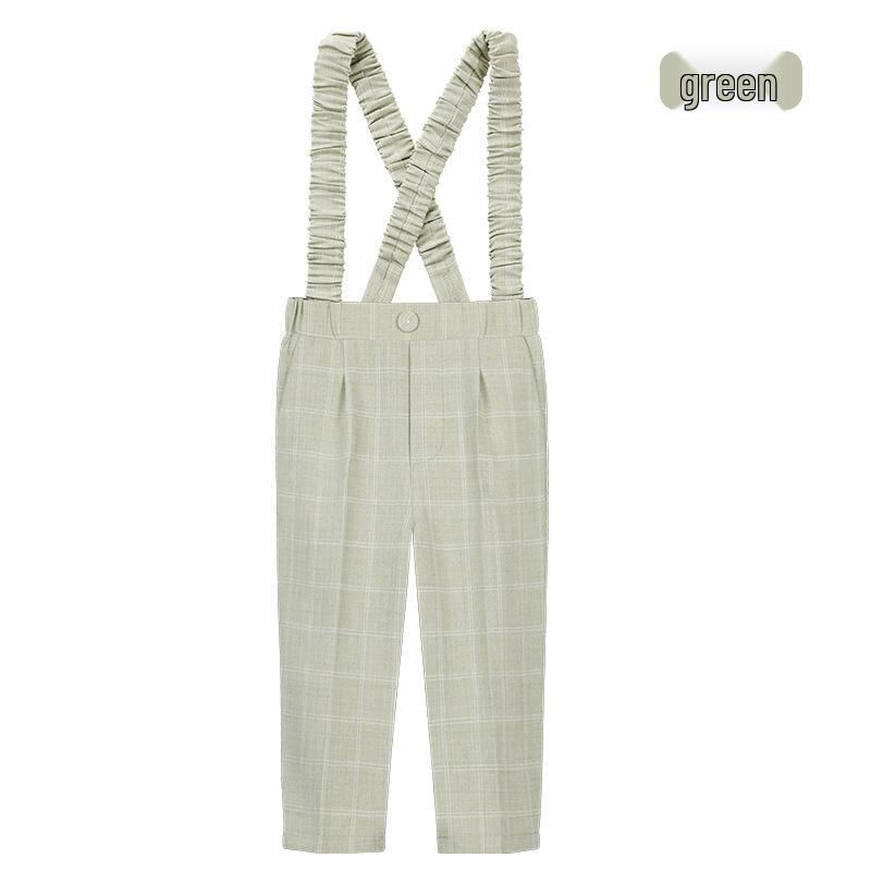 Детские однотонные брюки - Повседневные длинные брюки для мальчиков для школьной формы, Весенне-осенний костюм для выступлений