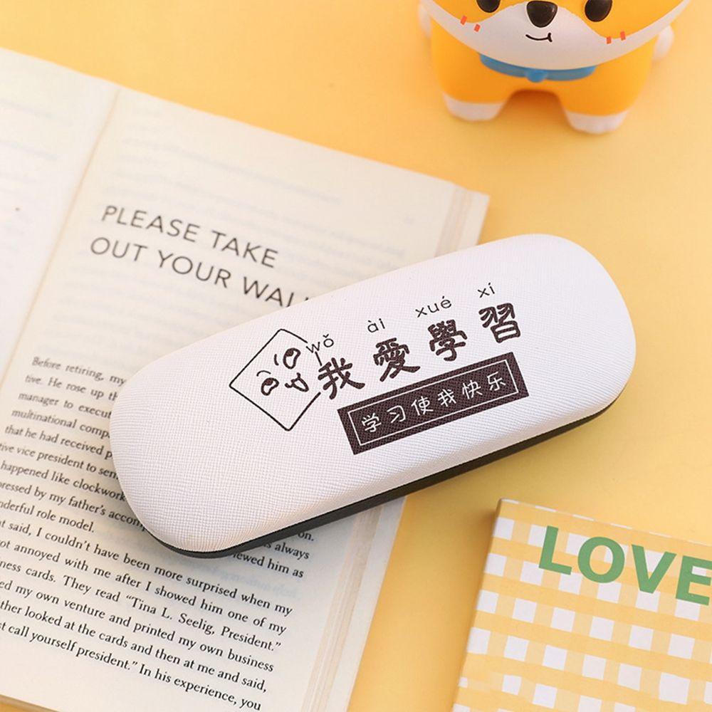 Leather Women Cartoon Eyewear Bag Spectacle Case Glasses Box Reading Glasses Case Eyeglass Hard Box