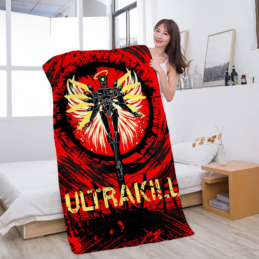 ИГРА STEAM U-ULTRAKILL Пляжное полотенце с принтом из микрофибры Альпинизм Йога Пляж Плавание Бег Впитывающее Мягкое полотенце