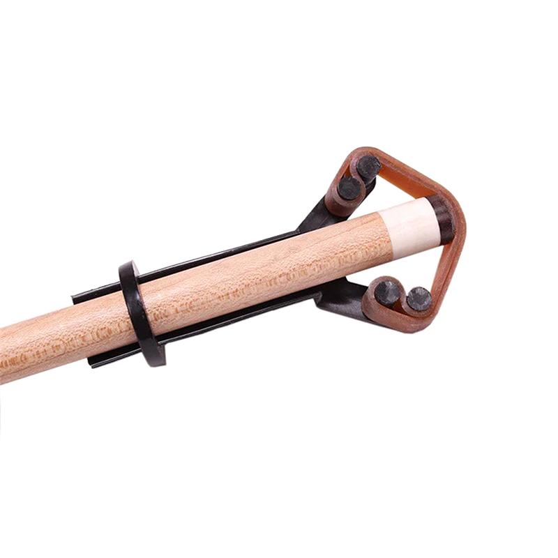 Billiard Snooker Plastic Pool Cue Tip Clamp For Tip Glue On Fastener Repair Tool For Billiard Accessories