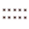 10Pcs Mechanical Keyboard Switch Brown Switch Premium ABS Delicate Structure Long Service Life Mechanical Switches