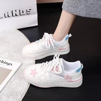Обувь обувь на платформе женская осенняя милая обувь маленькие белые туфли женские удобные на плоской подошве студенческие спортивные и повседневные туфли