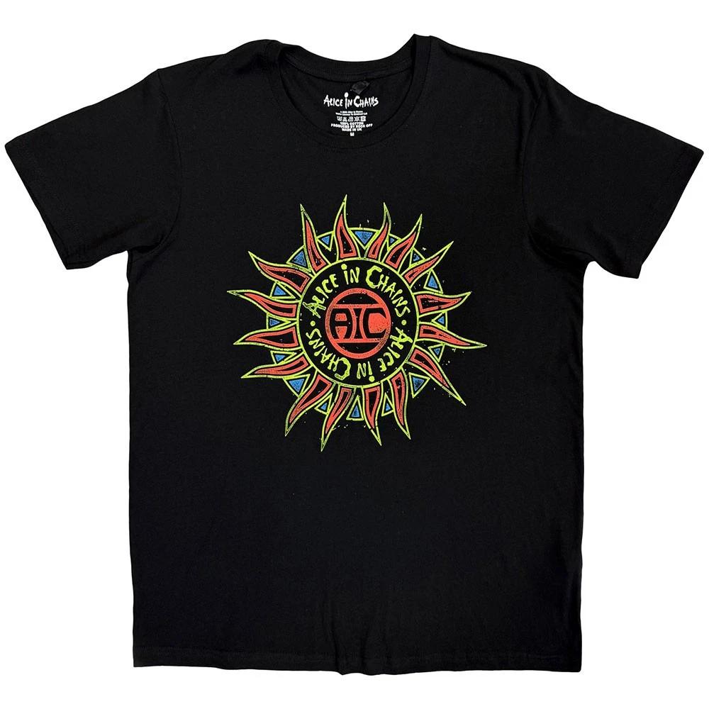 Alice In Chains Sun Logo Official Men's T-Shirt Men's