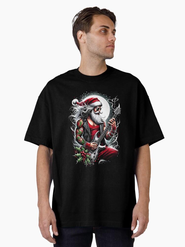 Pantera Heavy Metal Santa - Christmas Oversized Unisex T-Shirt