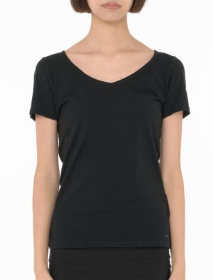 Футболка женская с коротким рукавом Cut and Sew W Siren SS SweetHeart черная M [Ice Breaker]