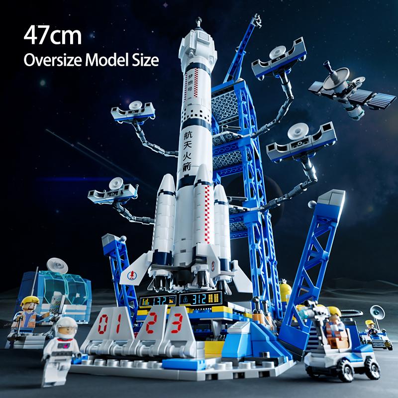Oversized Box Military Building Blocks 1089Pcs Space Shuttle Education Toy Gift for Boy