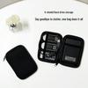 Compact Digital Accessories Storage Case for 2.5" Hard Drive, Earphones, and Cables - Mini U-Shield Protective Bag
