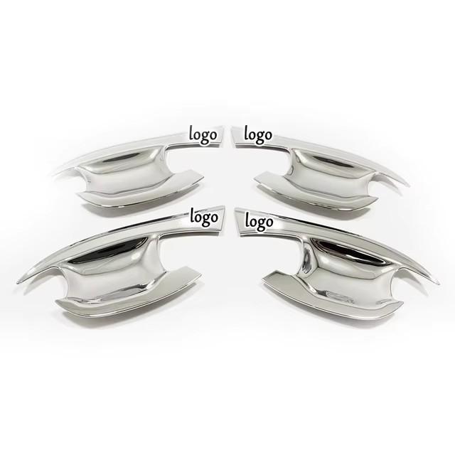 For Kia Sportage NQ5 2024 ABS Chrome Carbon Auto Door Handle Cover Door Handle Bowl Frame Trim Car Styling Accessories