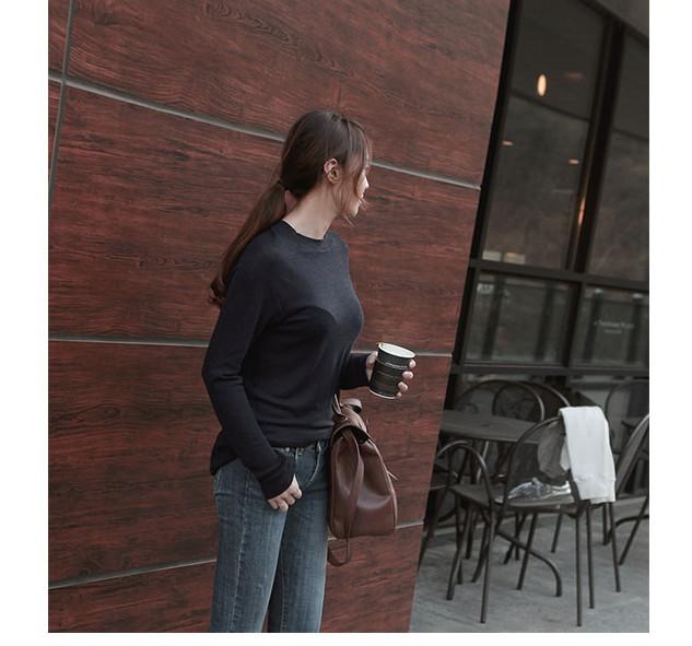 Hot Sale 2024 New Spring Summer Basic Tops Long Sleeve Loose Thin Sexy Blue T-shirt Women Fashion Solid Color Cotton Tee Femme