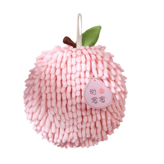 Полотенце для рук из шенилла с ремешком для подвешивания, хорошо впитывающее воду мягкое сверхтонкое волокно, утолщенная тряпка, устойчивая к пятнам, многоразовая для уборки кухни и ванной комнаты