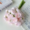 Маленький букет пионов искусственный цветок украшение для гостиной