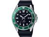 Watch Diver Watch MDV-106B-1A3V Men Green Bezel Polyurethane Band NEW