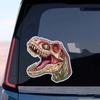 Dinosaur Head Animal Car Sticker Vinyl Decal Waterproof Rear Window Motorcycle Camper Bumper Truck Laptop Decoration SH622