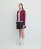 Pisis Denim Pleated Skirt_Charcoal
