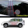 For Toyota Land Cruiser/Prado FJ120 FJ150 LC200 2003- PC Material Pillar Post Cover Door Trim Window Molding Sticker Plate