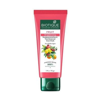 Маска для лица с фруктами: против пигментации (50 г), Fruit Brightening Depigmentation & Tan Removal Face Pack,