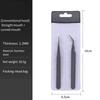 Stainless Steel Eyelash Tweezers Macarone Color Hand Netting Tweezers With Thick Elbow Manicure Tweezers Hand Netting Tool