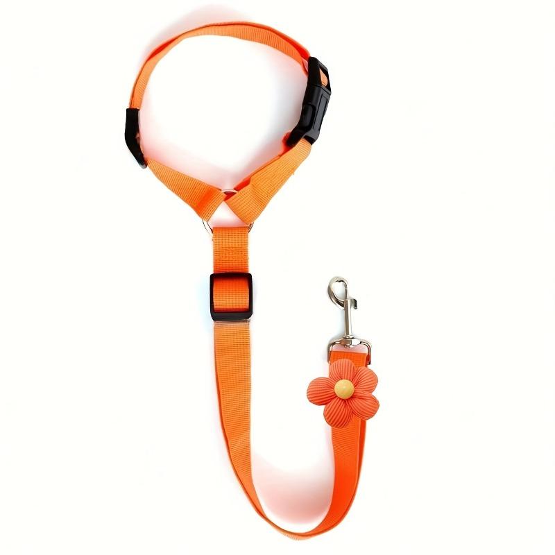 Pet Supplies Car Safety Leash, Round Ring Dog Leash, Cat Leash, Car Headrest Retractable Leash, Portable