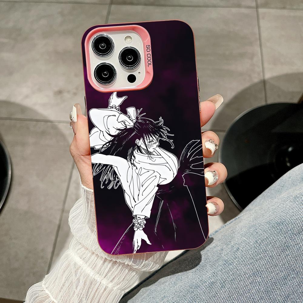JJK Utahime Iori Pink Translucent Mobile Phone Case for iPhone 17 16 15 14 13 12 11 X XR XS Air Pro Max Plus Colorful Cover