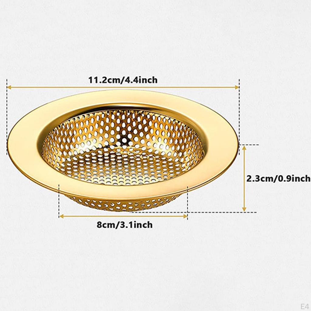 Kitchen Sink Drain Strainer Effectively Replace Stainless Steel Up Stopper Hair Catcher for