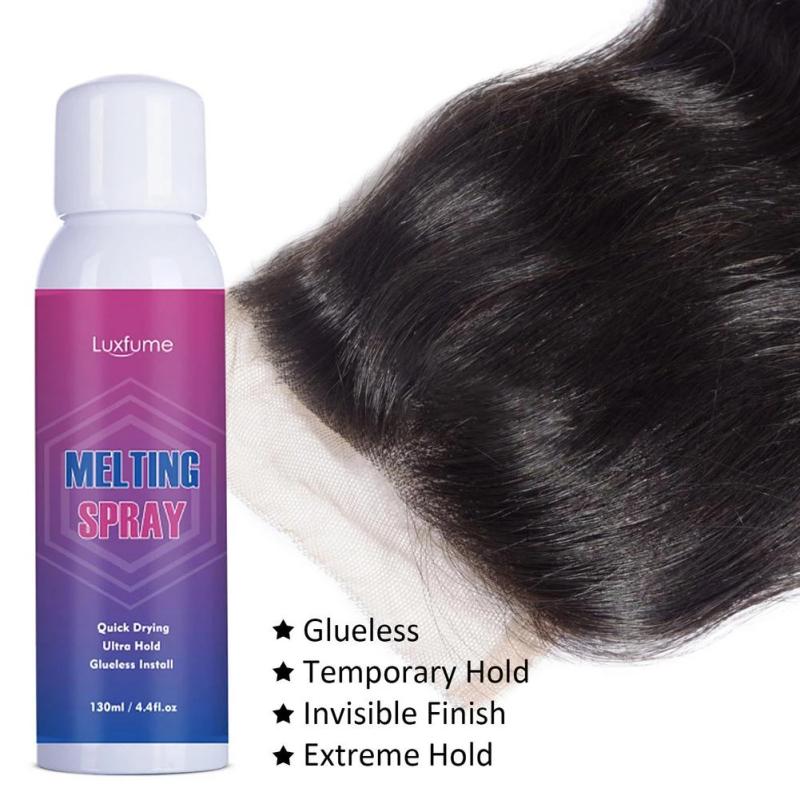Профессиональный клей-спрей для париков на кружевной основе Невидимый Быстросохнущий Водостойкий Жидкий клей Безопасный