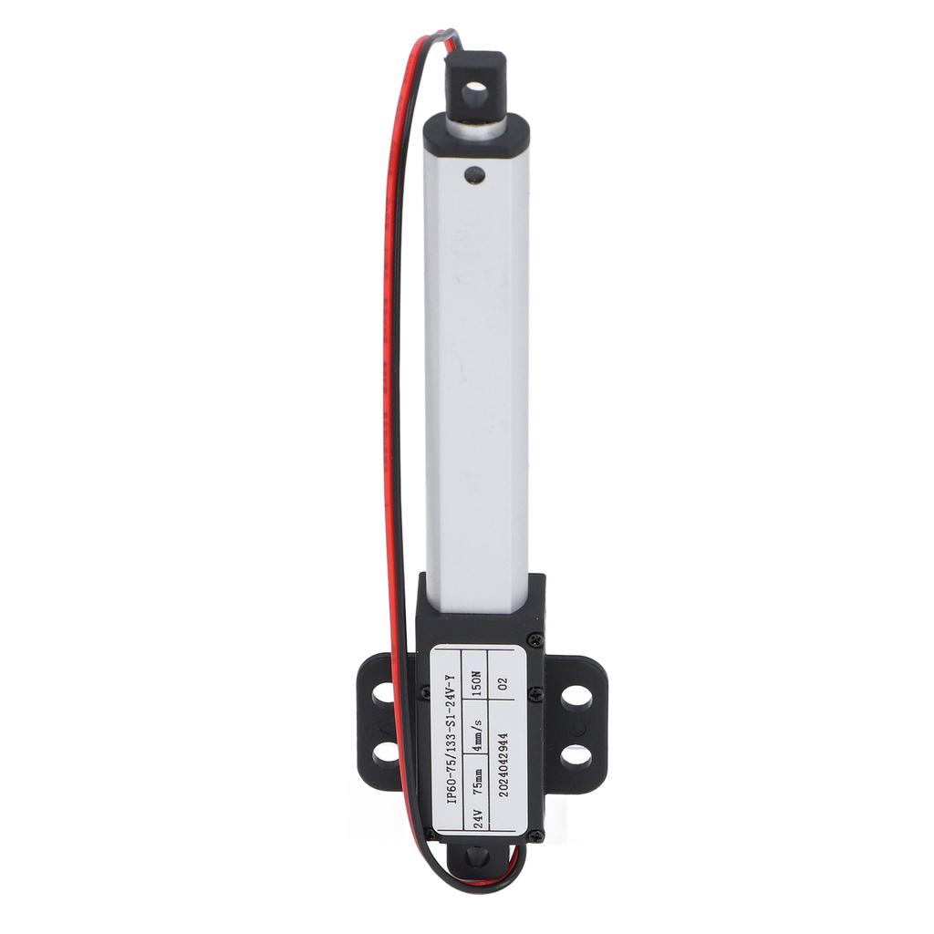 Electric Mini Linear Actuator Telescopic Small Motion Actuator 150N 75mm Stroke DC24V 4mm s for Robot