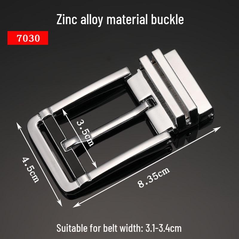 Мужской ремень с пряжкой-штифтом