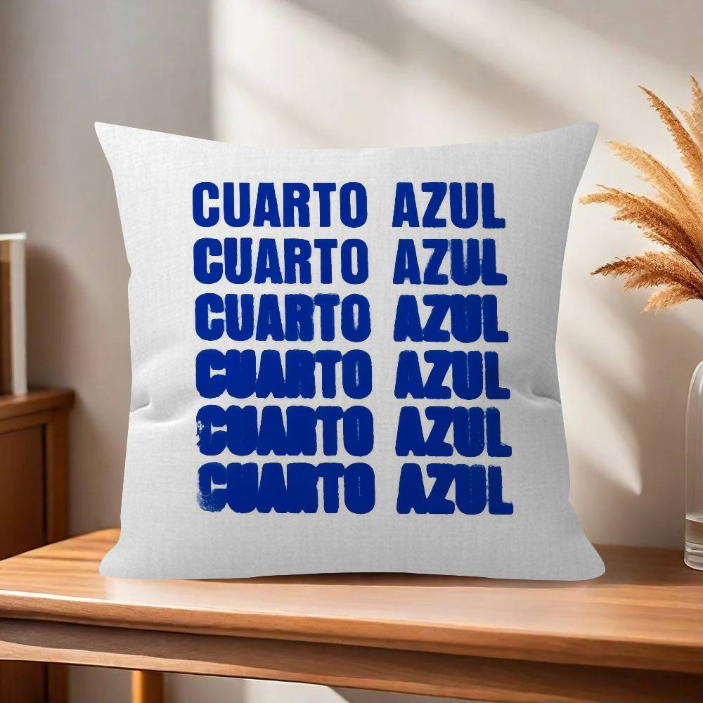 Pillowcase toon Gift Cushion Cover Bedroom Home Sofa Chair Seat Decor pillow case Singer Aitana Cuarto azul album